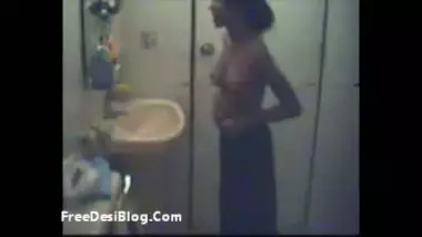 Undressing In The Bathroom