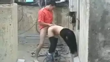 Couple experiencing outdoor fuck of free porn sex