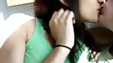 Indian Woman kissing her white boyfriend Desi NRI