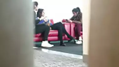 Candid Indian Chick Feet Shoeplay Dangling Black Tights 