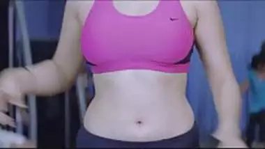 Hansika Sexy Fap Workout