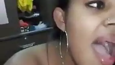 Pretty Indian Black Girl Sucks Dick Slowly