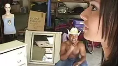 Indian Beauty Fucked By A Black Man In A Garage