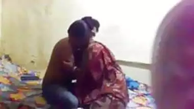 Indian Aunty Played with Young Boy