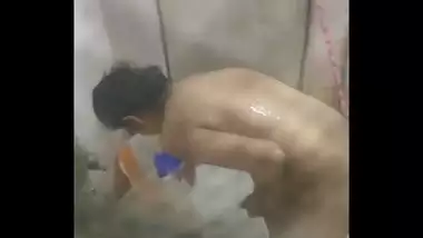 Desi bathing caught in Hidden cam