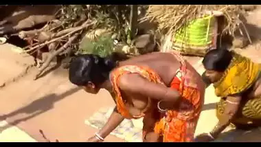 Hot Tits Of Village Woman Bathing