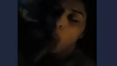 Hot paki babe BJ sucking balls and licking ass of bf with audio