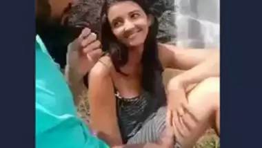 Cute Desi girl sex with her boyfriend in the outdoor