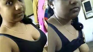 Chubby Indian teen shows off her boobies and hairy vagina in porn video