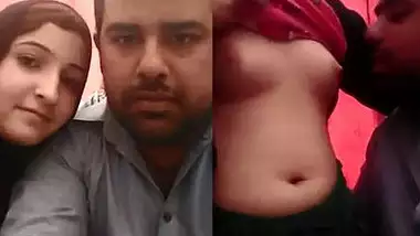 Desi stud makes out with GF and kisses her XXX nipples before sex