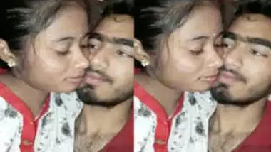 Indian chick kisses her sex partner and allows him to touch XXX tits