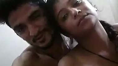 Mustached Indian lad kisses girlfriend knowing that people expect porn