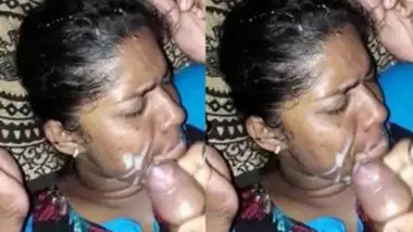 Husband Cum on wife Face