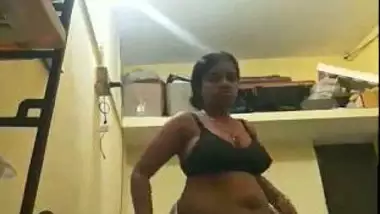 Mischievous Desi woman with sexy big boobs films XXX video of herself