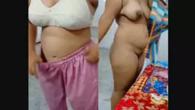 Desi wife wearing clothes after sex recorded