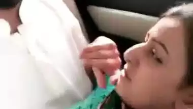 Paki Couple Enjoying in Car