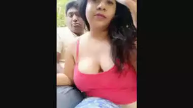 Desi Boudi Boobs Pressing