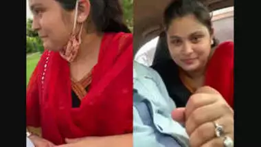 Desi Girl Blowjob in park and Car outdoor