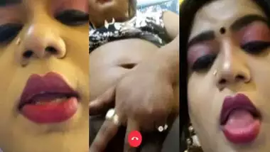 Naughty Bhabhi video call sex with her secret lover