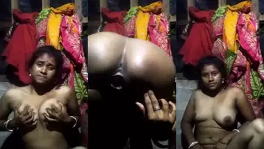 Dehati Bengali wife showing her pussy and boobs