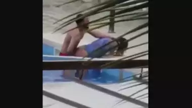 Caught Fucking In Swimming Pool Publicly