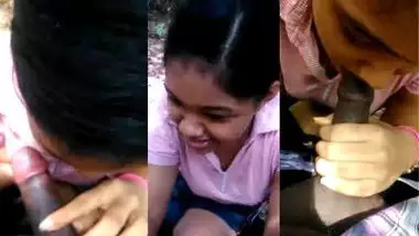 Bangla babe sucks her lover’s dick in an outdoor sex video